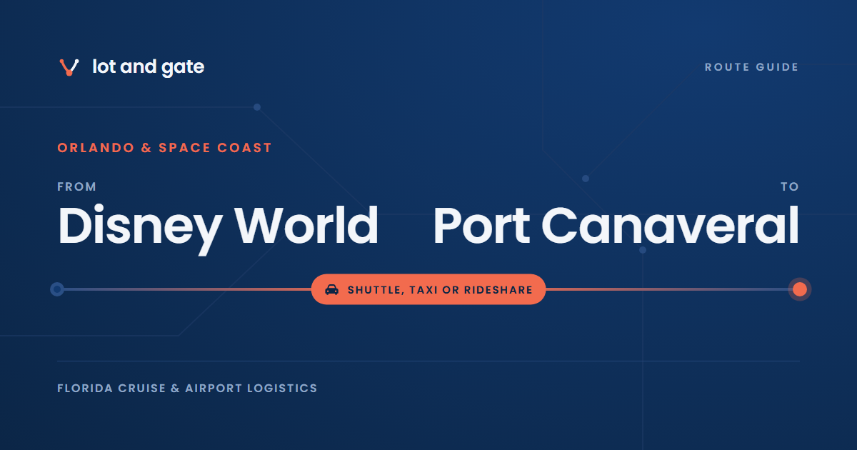 Disney World to Port Canaveral transfers and what they cost