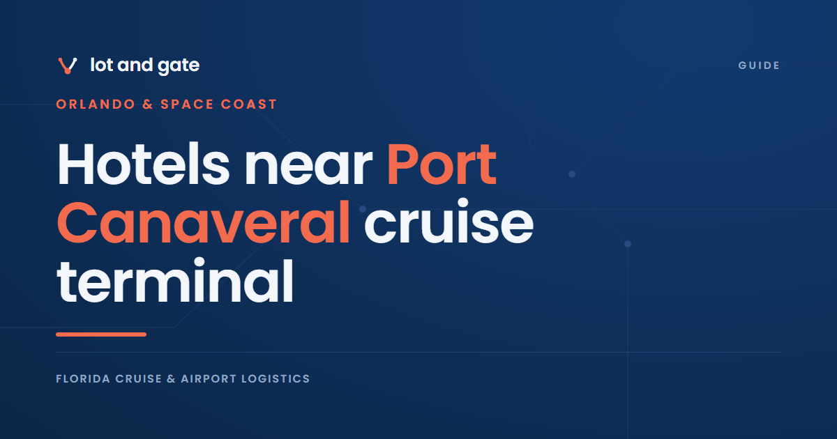Hotels near Port Canaveral cruise terminal: shuttle, not a walk