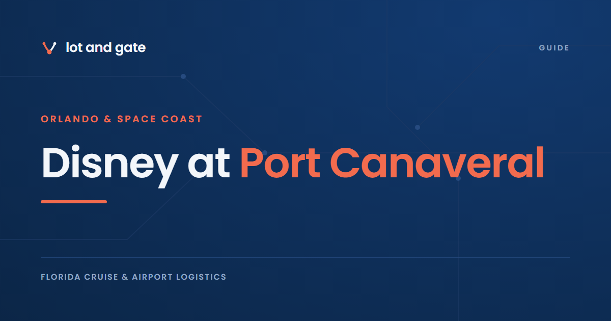 Disney at Port Canaveral: Cruise Terminal 8 and its 16 exceptions