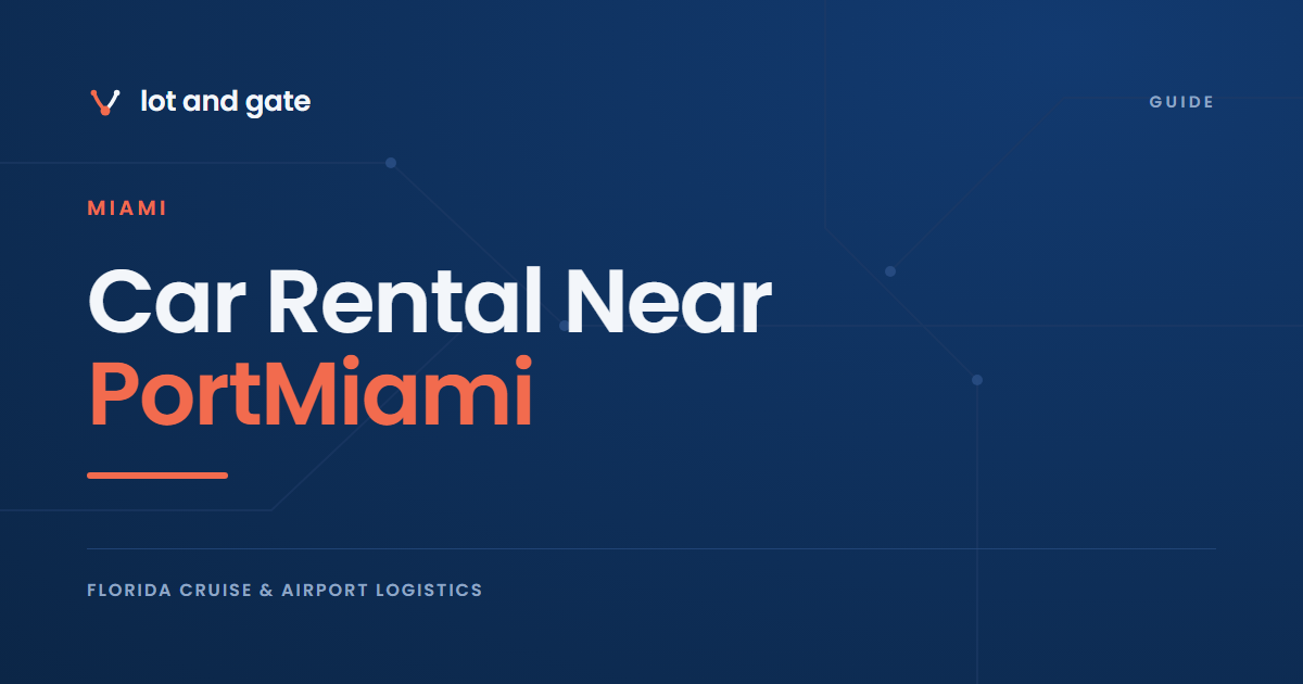 Car Rental Near PortMiami: Reaching a Counter After Your Cruise