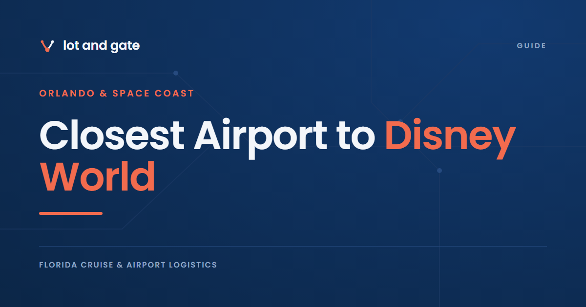 Closest Airport to Disney World: Only Tampa Publishes a Distance