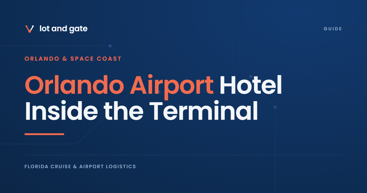 Orlando Airport Hotel Inside the Terminal: Pre-Security Access