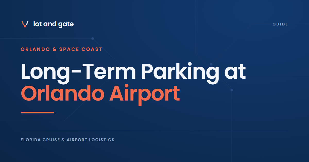 Long-Term Parking at Orlando Airport: The $14 Lot Allows 90 Days