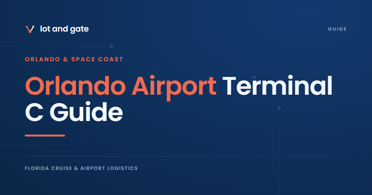 Orlando Airport Terminal C Guide: Drop Off on 2, Pick Up on 6