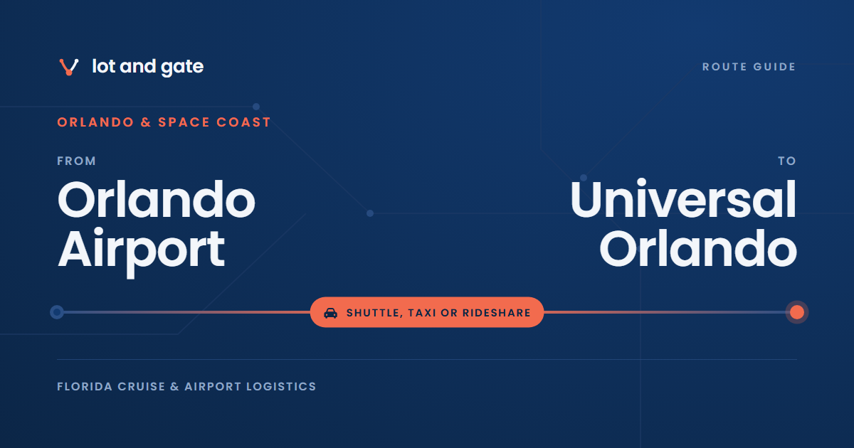 Orlando Airport to Universal Orlando: Named at the Curb, Priced Nowhere