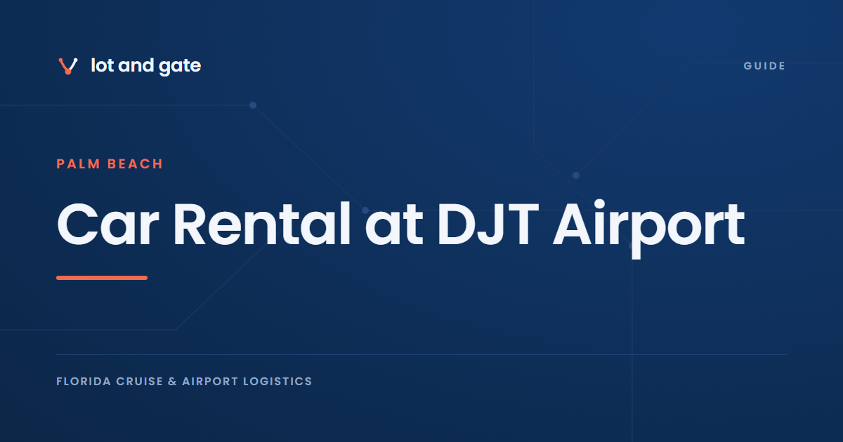 Car Rental at DJT Airport: Eleven Brands, Not One Published Rate
