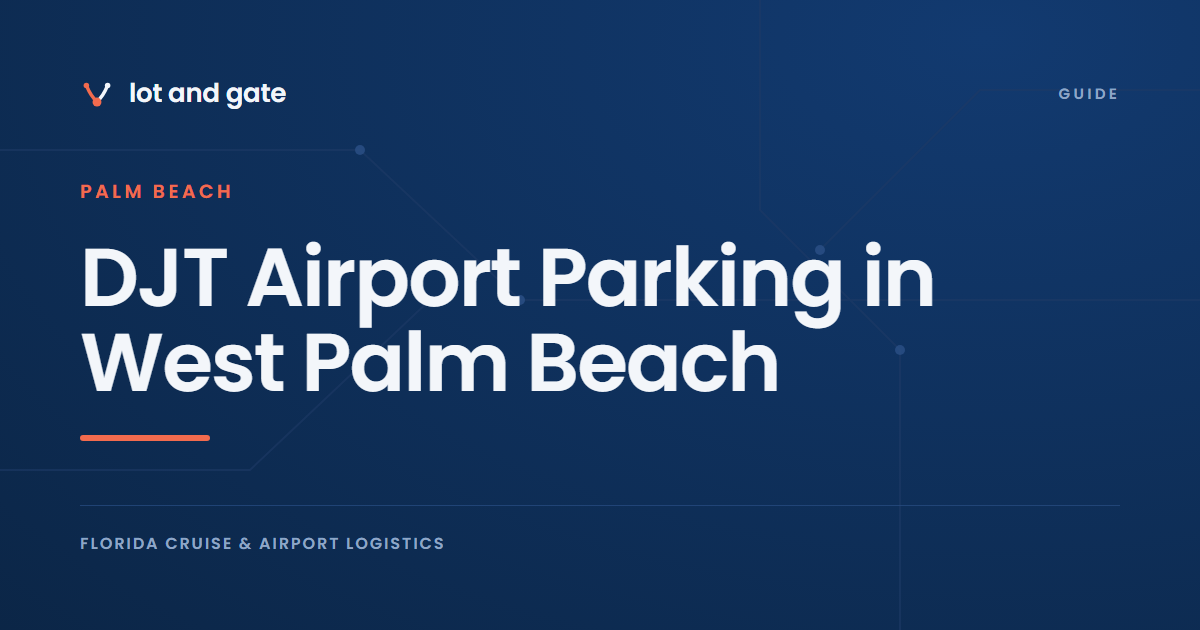 DJT Airport Parking in West Palm Beach: Four Ceilings, Two Meters