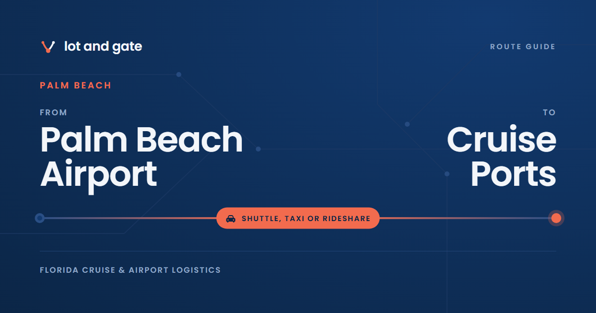 DJT (Formerly PBI) to PortMiami or Port Everglades: Who Prices It