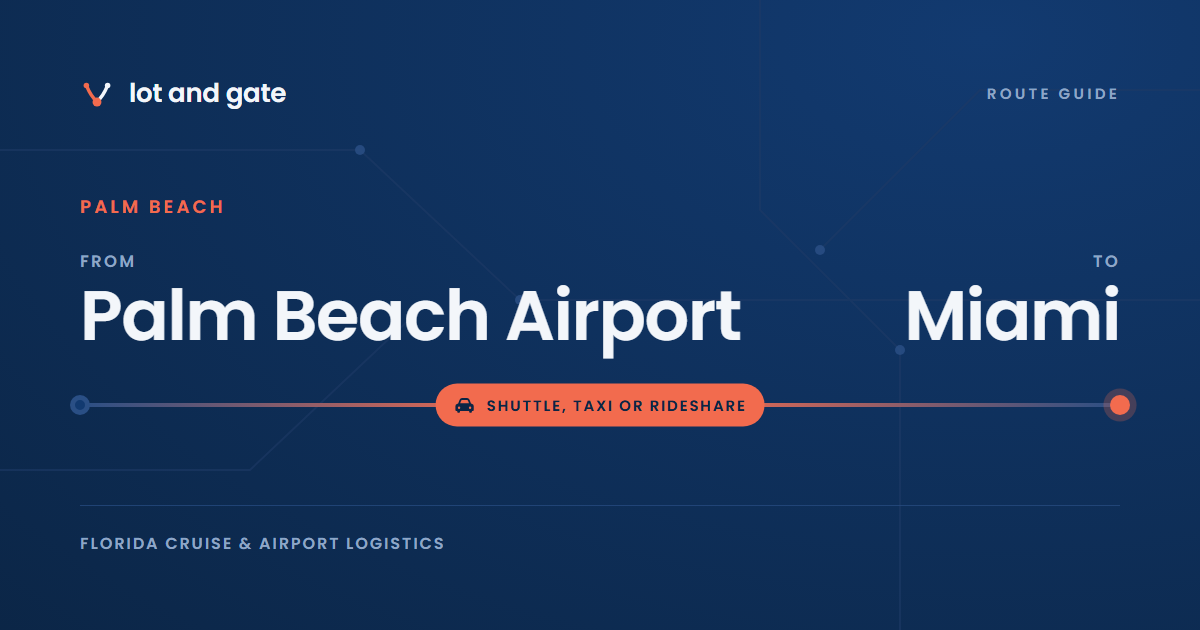 DJT (Formerly PBI) to Miami: Brightline vs Uber, Priced for Two