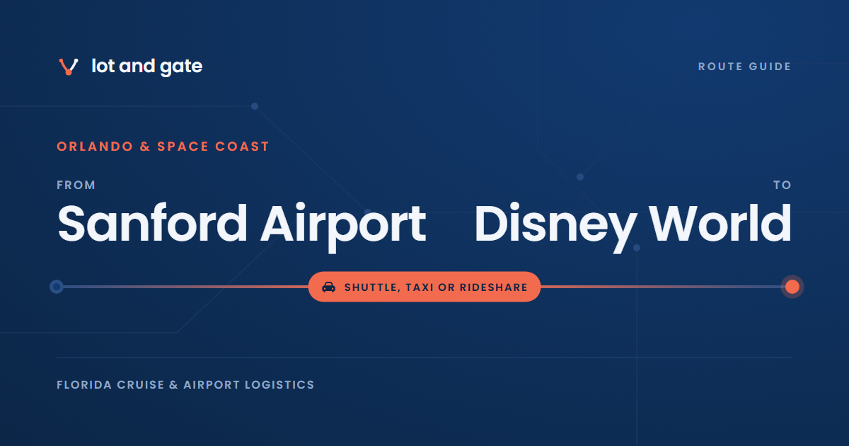 Sanford Airport to Disney World: 78 Shuttles, Not One Fare