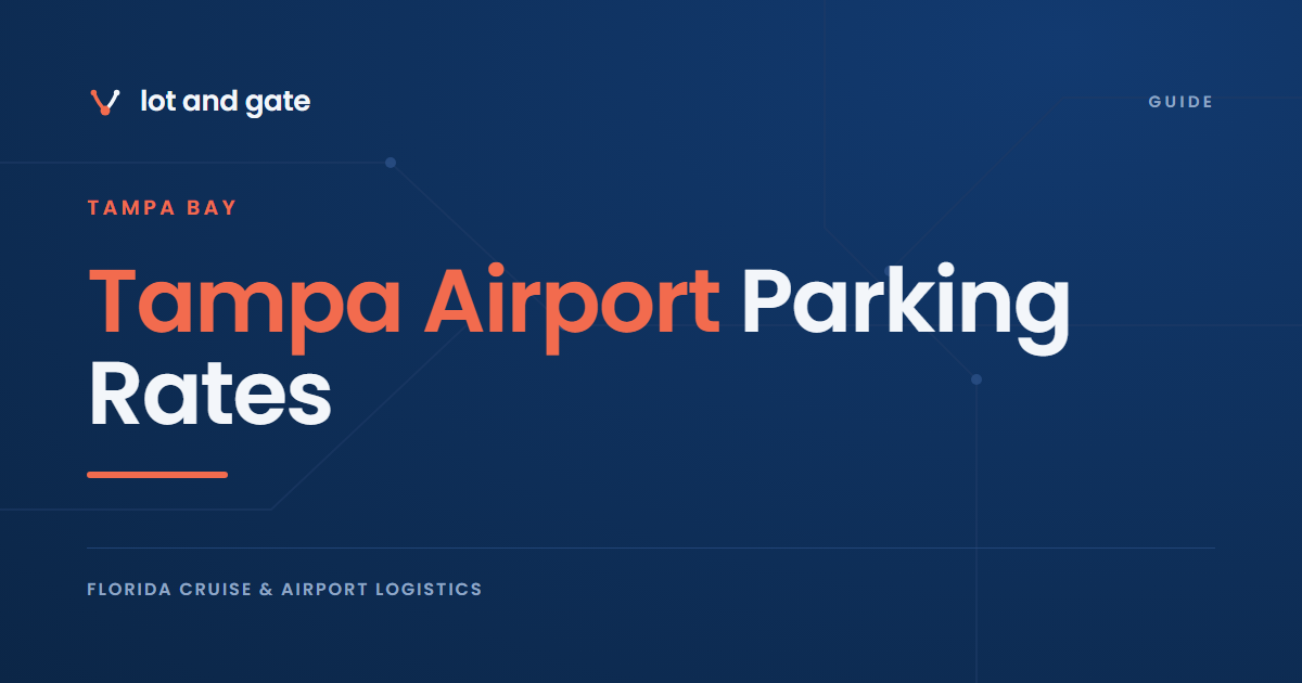 Tampa Airport Parking Rates: Where Short Term and Long Term Split